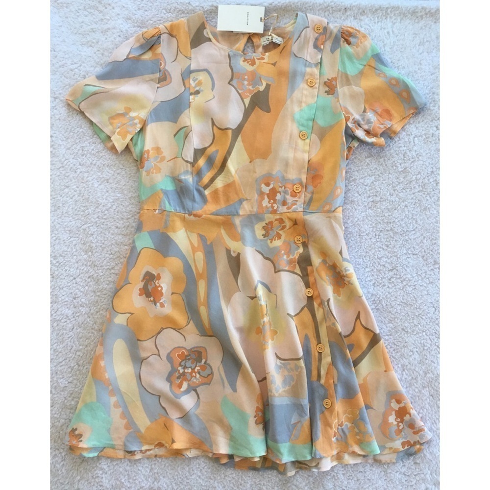 Zara Pastel Floral Mini Dress